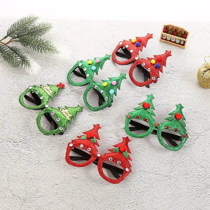 Party Christmas Children's Toys Christmas Luminous Glasses Frame - EX-STOCK Canada