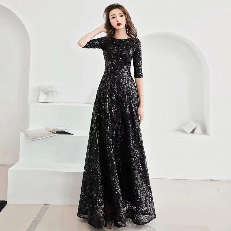 Robe longue de style chinois pour femmes pour le dînerEX-STOCK Canada