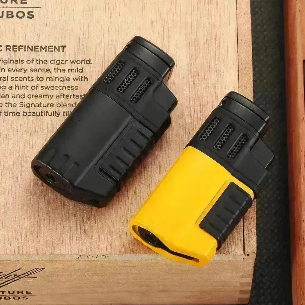 Portable Metal Windproof Cigar Lighter with Cigar Hole Punch - EX-STOCK CANADA