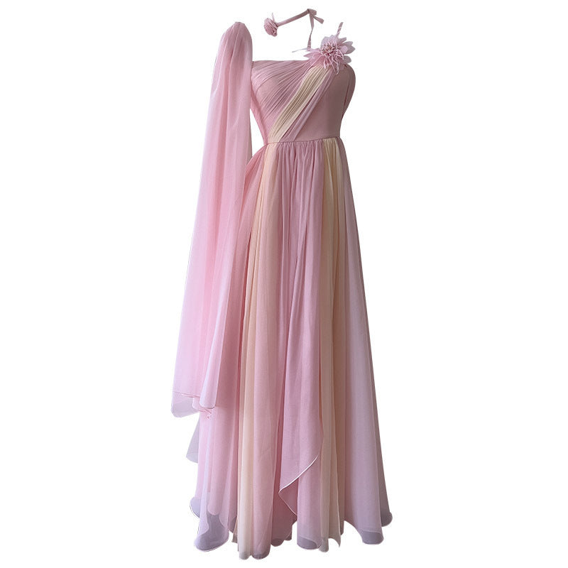 French Minority Three-dimensional Flower Sling Birthday Dinner Dress EX-STOCK Canada
