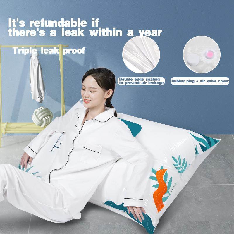 Transparent Vacuum Storage Bags, 10/PACK (4 L, 4 M, 2 Small Bags) With Pump - EX-STOCK Canada