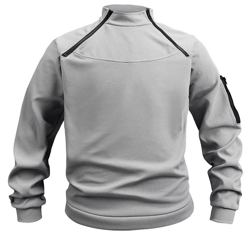 Stand Collar Men's Sweater Warm And Loose Solid Color Clothing EX-STOCK Canada