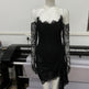 Fashionable Oversleeve Tube Top Lace Fashion Party Dinner Dress EX-STOCK Canada