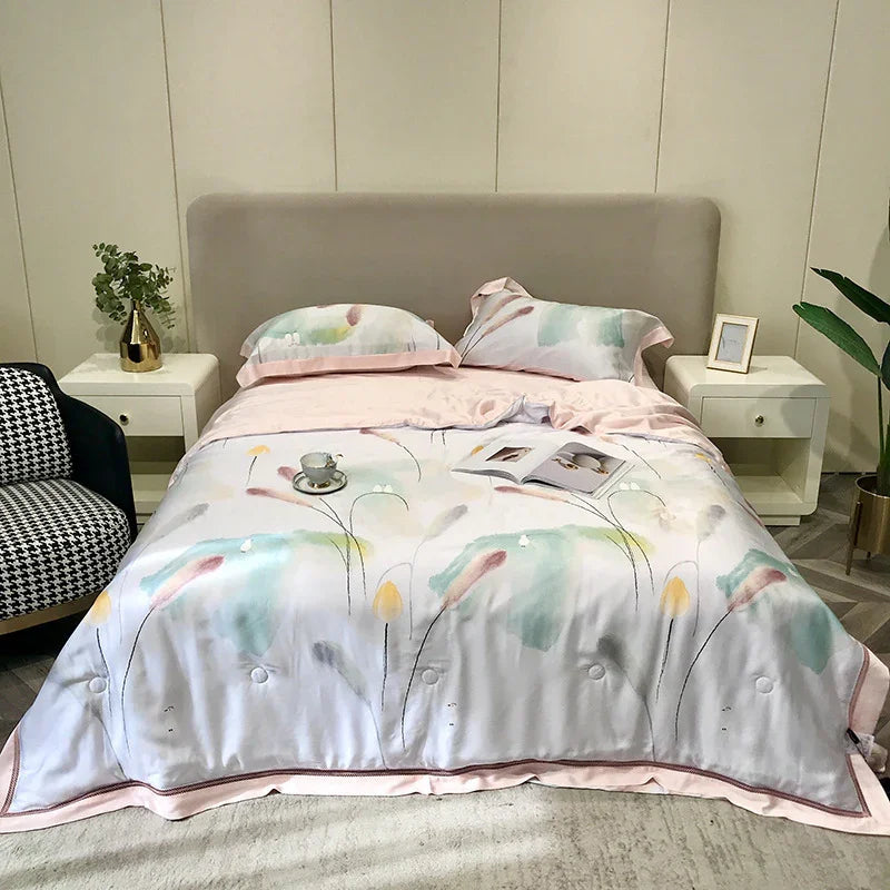 High-end Tencel Summer Cooling Duvet Four-piece Set EX-STOCK Canada