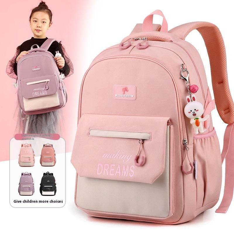 Kids’ Contrast Colour Schoolbag – Large Capacity bACKPACK - EX-STOCK Canada