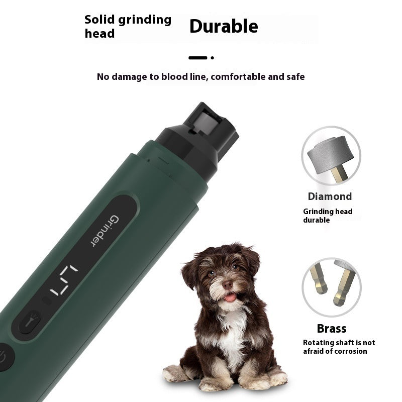 Dog Nail Grinder Electric Pet Nail Trimmers Rechargeable Cat Nail Grinders Super Quiet With 5-Speed Setting For Small Medium Large Dogs Cats Claw Care Pet Products EX-STOCK Canada