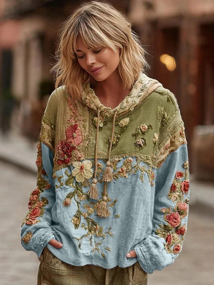 Sweat à capuche pour femmes à manches longues, pull-over ample et décontractéEX-STOCK Canada