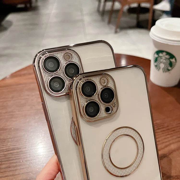 Electroplated TPU Transparent Apple Mobile phone Case - EX-STOCK Canada