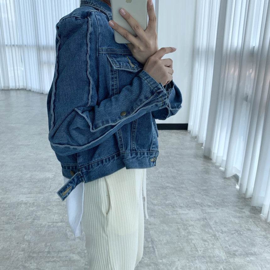 Design Loose Denim Jacket For Women - EX-STOCK Canada