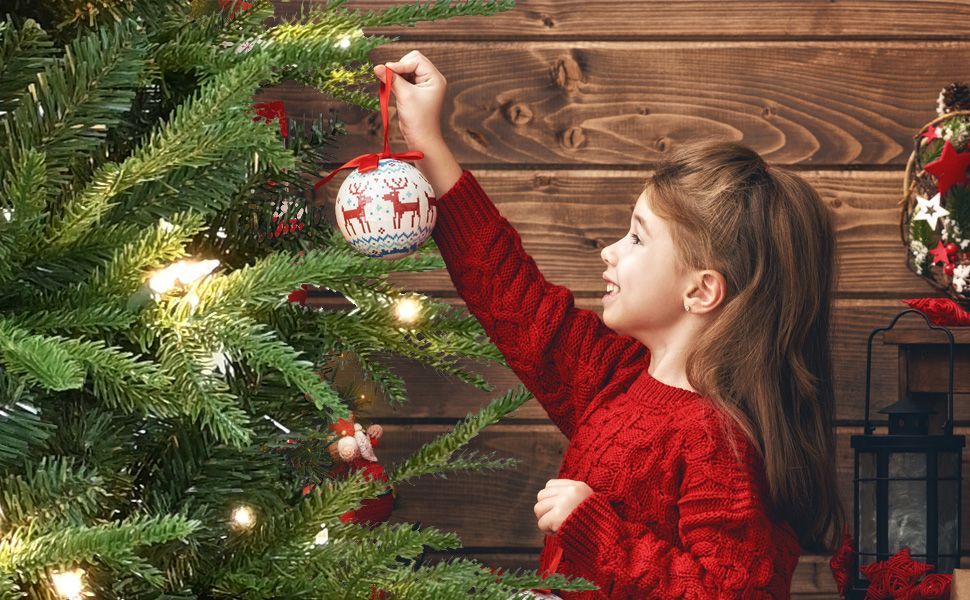 4ft PE PVC Hybrid Automatic Tree Steel Wire Wire Artificial Christmas Tree EX-STOCK Canada