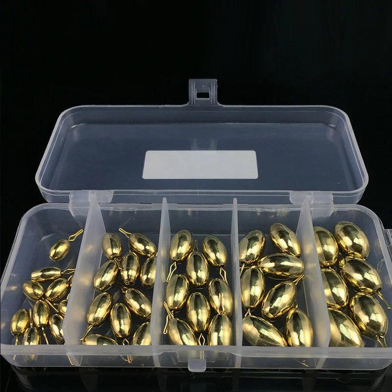 Ensemble de Plombs de Pêche Inversés en Cuivre Plomb Plomb en CuivreEX-STOCK Canada