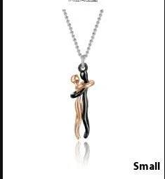Hot Sale Affectionate Hug Necklace Couples Anniversary Valentine's Day Gift Fashion Punk Street Style Pendant Necklace - EX-STOCK Canada