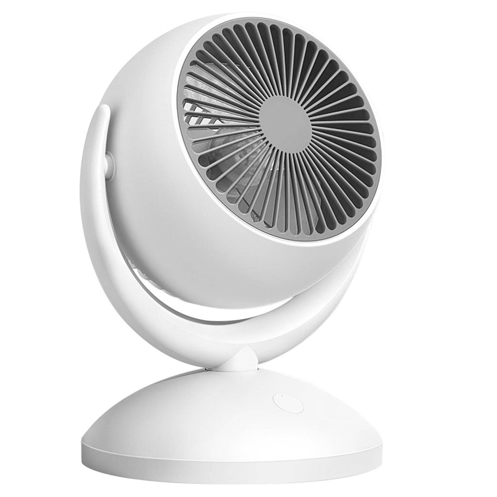 Portable Desk Fan Rechargeable Oscillating Tilting Fan With 4 Speeds 360 Degree - EX-STOCK Canada