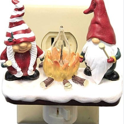 New Creative Resin Ghost Bonfire Flashing Resin Small Night Lamp EX-STOCK Canada