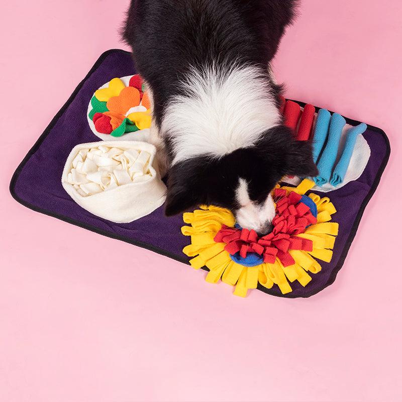 Tappetino interattivo per cani Italian Feast Snuffle Mat, incoraggia le abilità naturali di ricerca del cibo, resistente e lavabile in lavatrice, adatto per cani grandi, medi e piccoli
