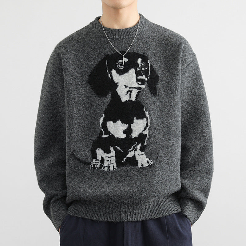 Cartoon Sweater Men's Winter Thicken Thermal | EX-STOCK product gallery photo 6