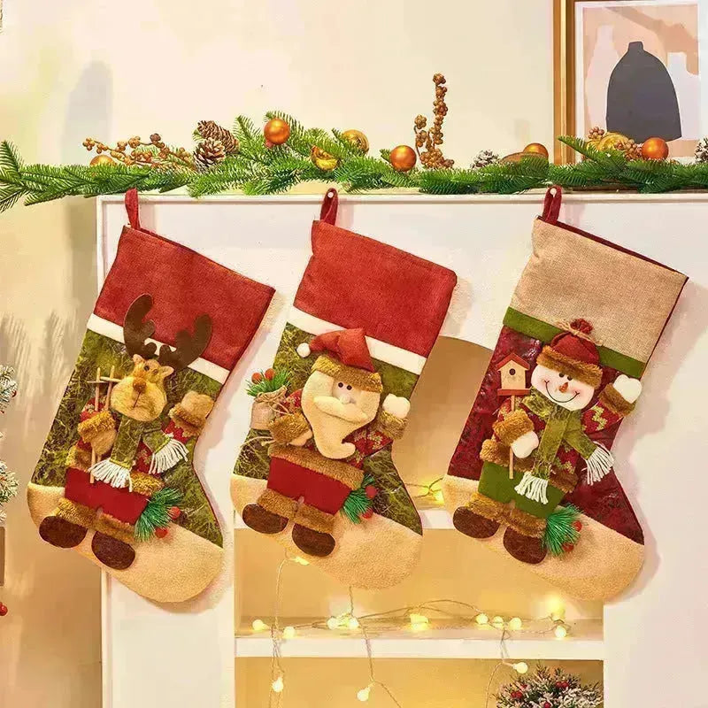 Décorations de Noël grand sac de bonbons de dessin animé