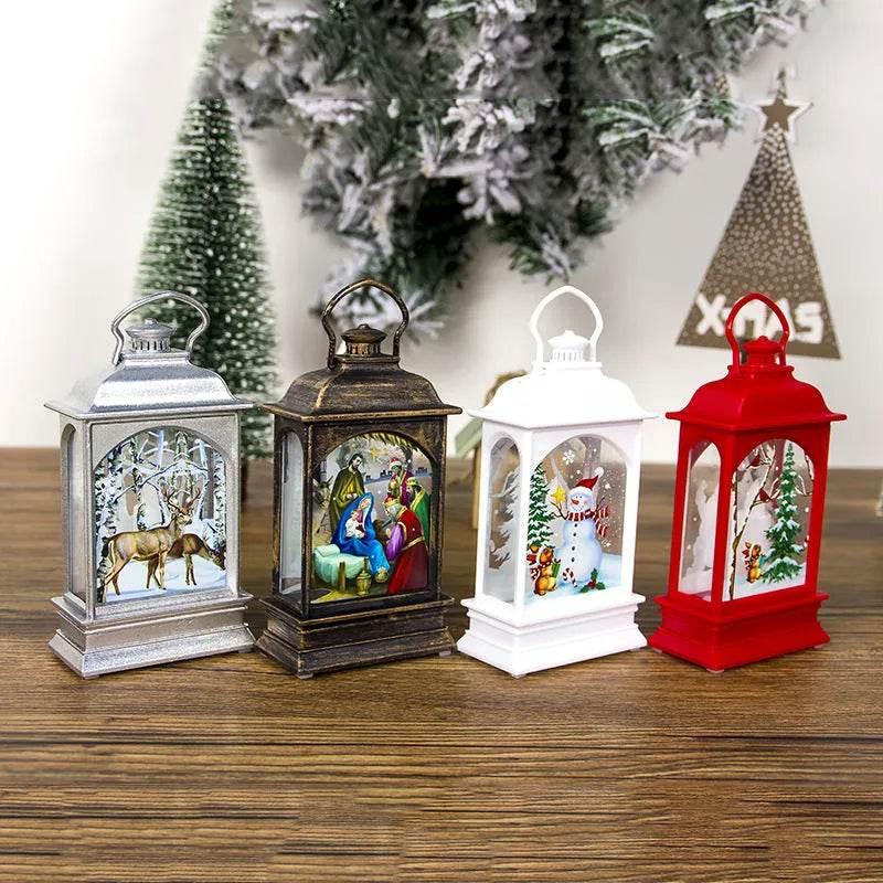 Christmas Decorations Portable Christmas Light Painted Transparent Ornaments - EX-STOCK Canada