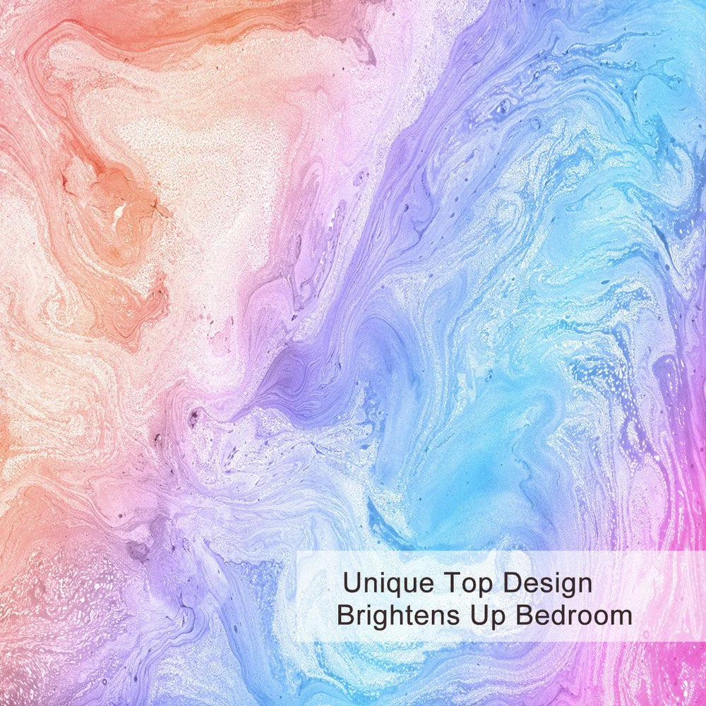 Girly Duvet Cover Rainbow Glitter Ombre Bedding Sets 3 Pcs Chic Purple Blue Green Pastel Bed Spreads Sparkle Quilt Cover Set With 2 Pillow Shams EX-STOCK Canada