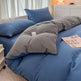 Solid Color Four-piece Set Simple Washed Sanding Duvet Cover EX-STOCK Canada