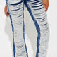 Know The Drill Shredded Bootcut Jeans - Dark Wash EX-STOCK Canada