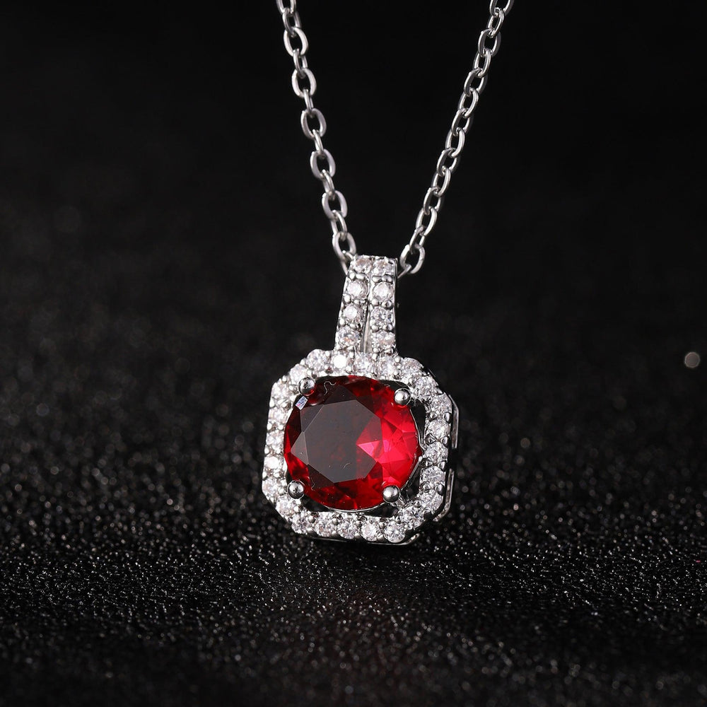 Collier Pendentif Bouteille de Parfum Femme Plein Diamant - EX-STOCK Canada