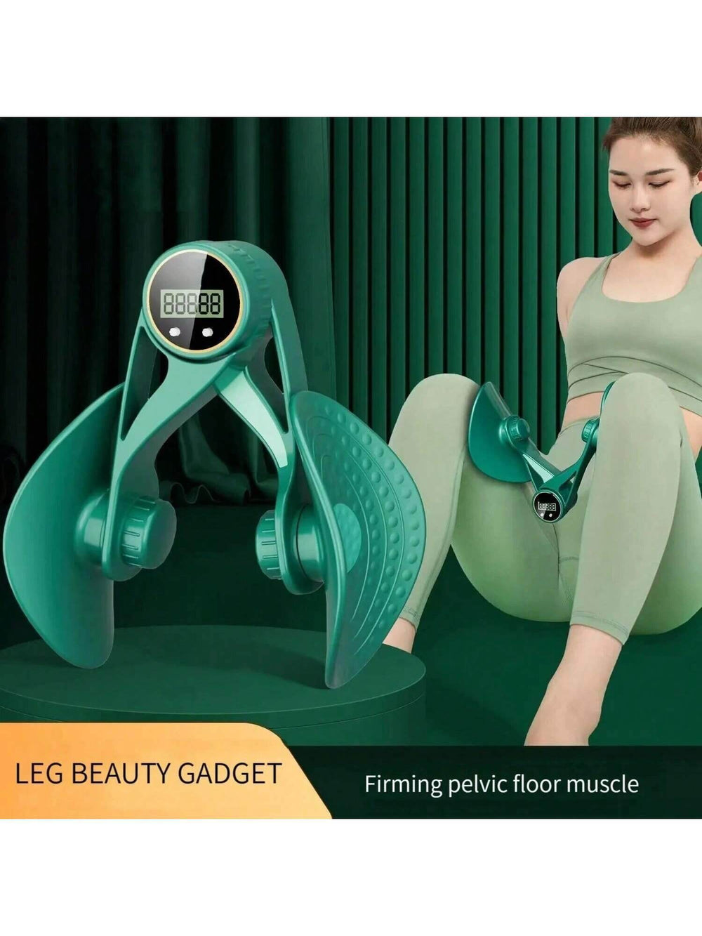 Thigh Master,Inner Thigh Exerciser,Thigh Exerciser Equipment,Pelvic Floor Exercise Devices, Kegel Exerciser For Women With Resistance Band - 3 Strength Levels And LED Counting Display - EX-STOCK Canada