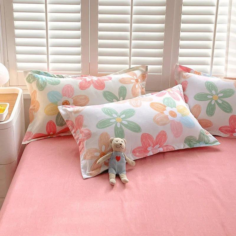 3 Piece Spring Floral Duvet Cover Set For Women Adults Home Bedroom Flowers Bedding Set With 2 Pillowcases Twin Full Queen King Size EX-STOCK Canada