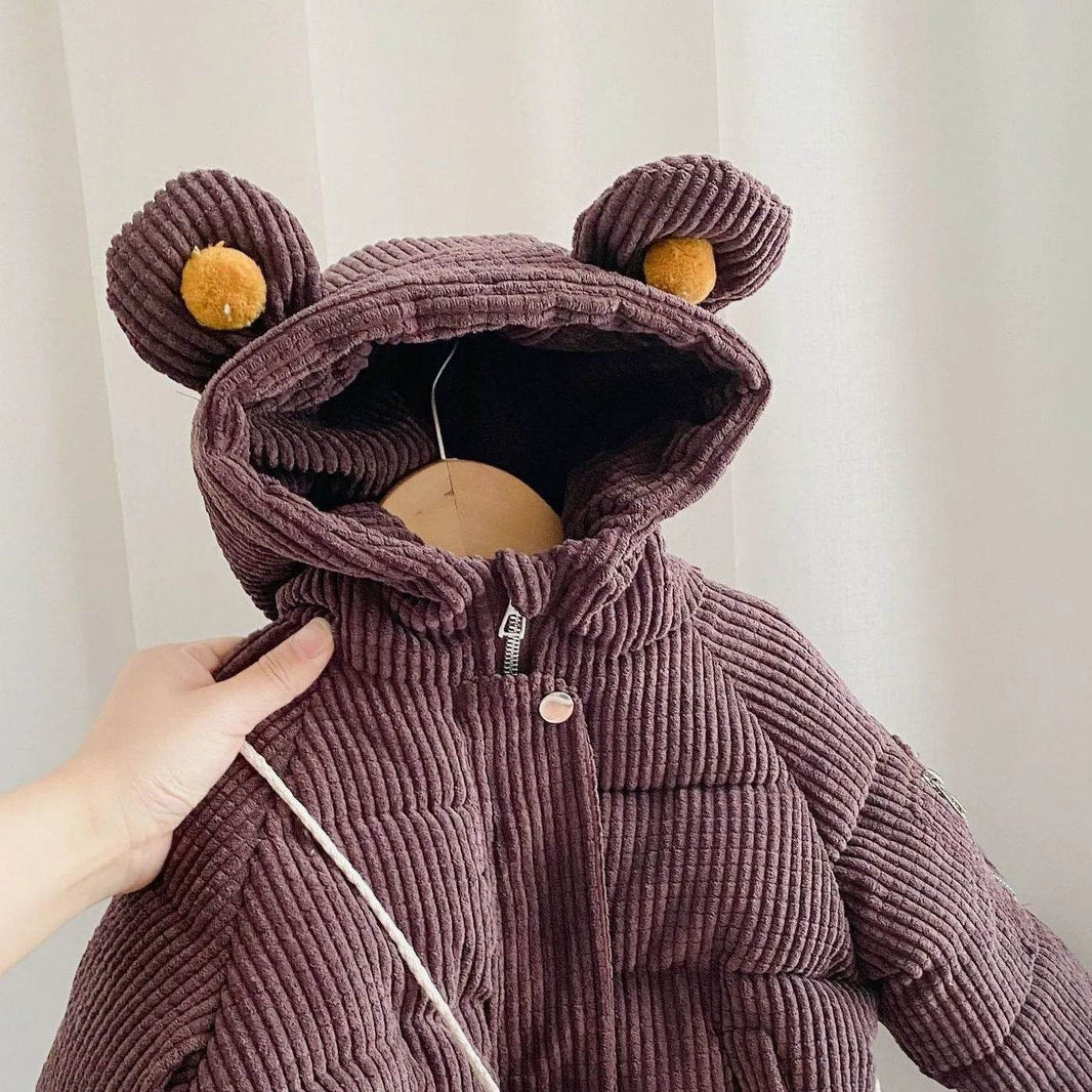 Baby Boy Girl Cute Cartoon Cotton Hoodie Winter Jacket Kid - EX-STOCK Canada