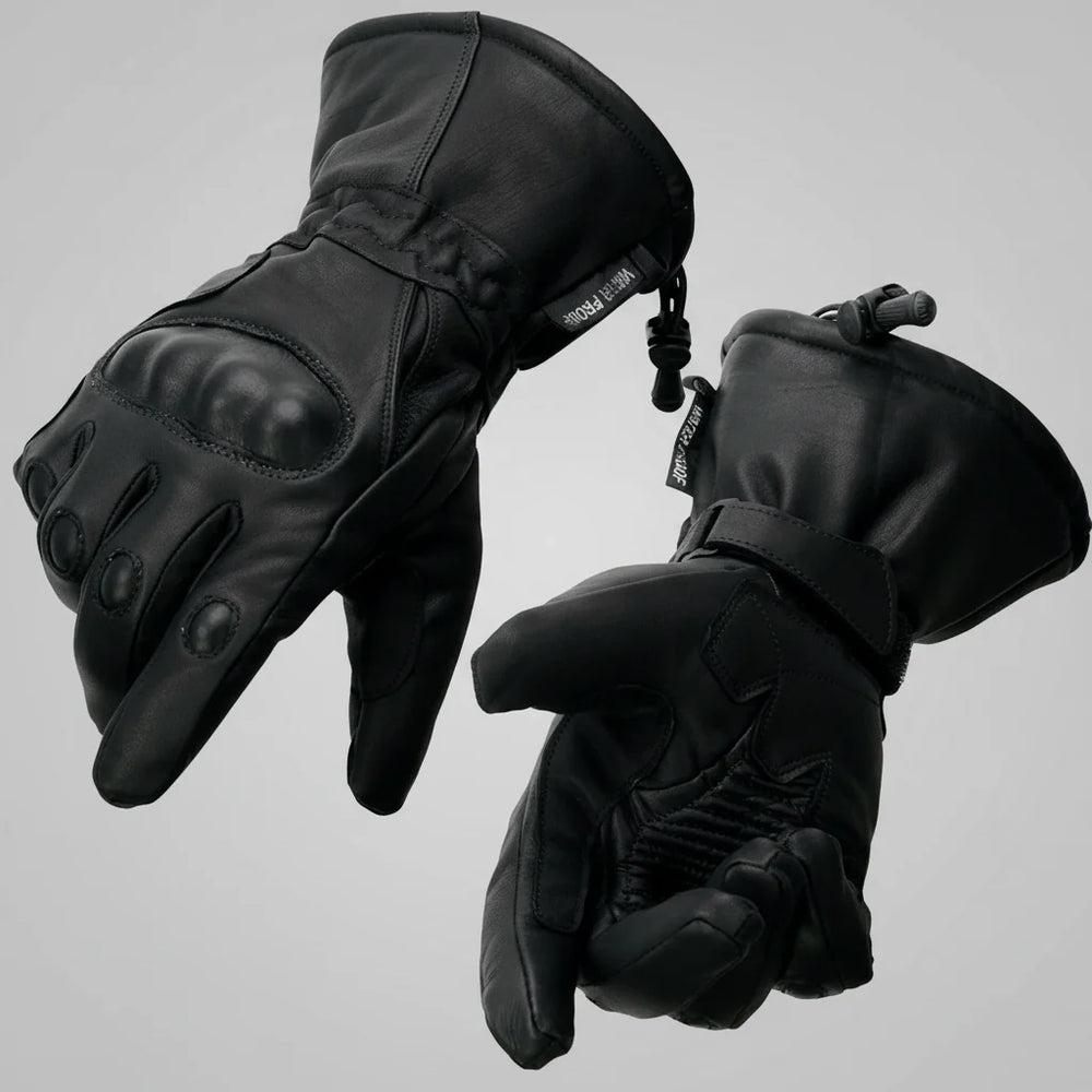 Open Road Herren Panzerhandschuh Leder Motorradhandschuhe