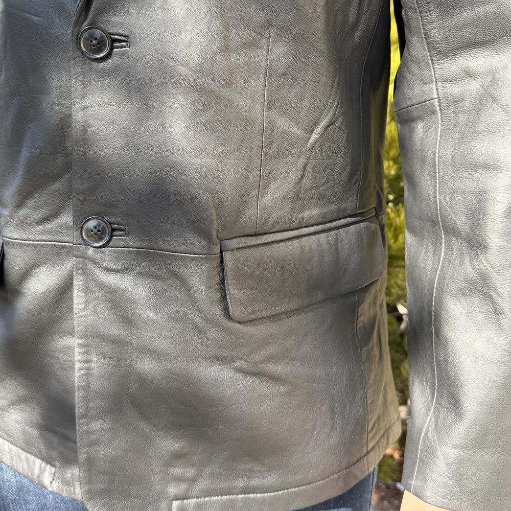Giacca da uomo in pelle di agnello