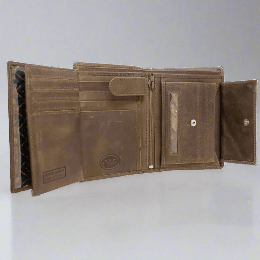 Cartera de cuero para hombre con RFID JBGEX-STOCK Canada