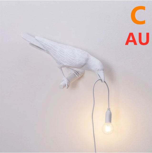 Creative Auspicious Bird Resin Wall Lamp Decoration - EX-STOCK Canada