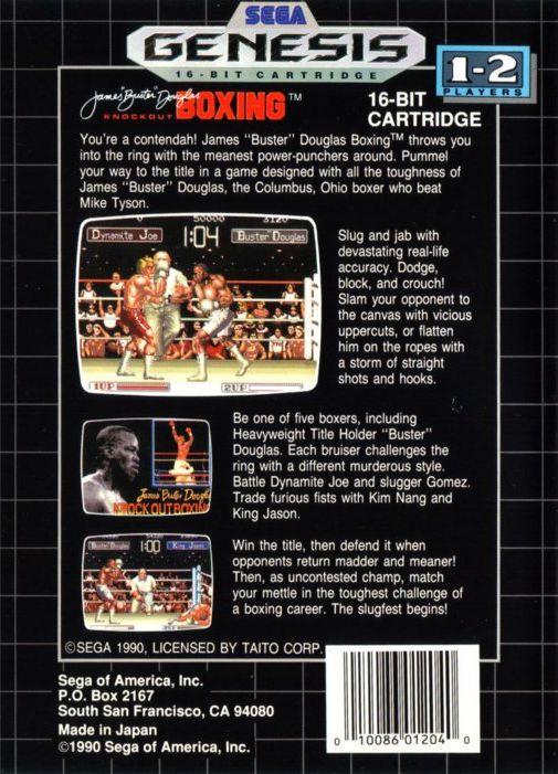 James 'Buster' Douglas Knockout Boxing