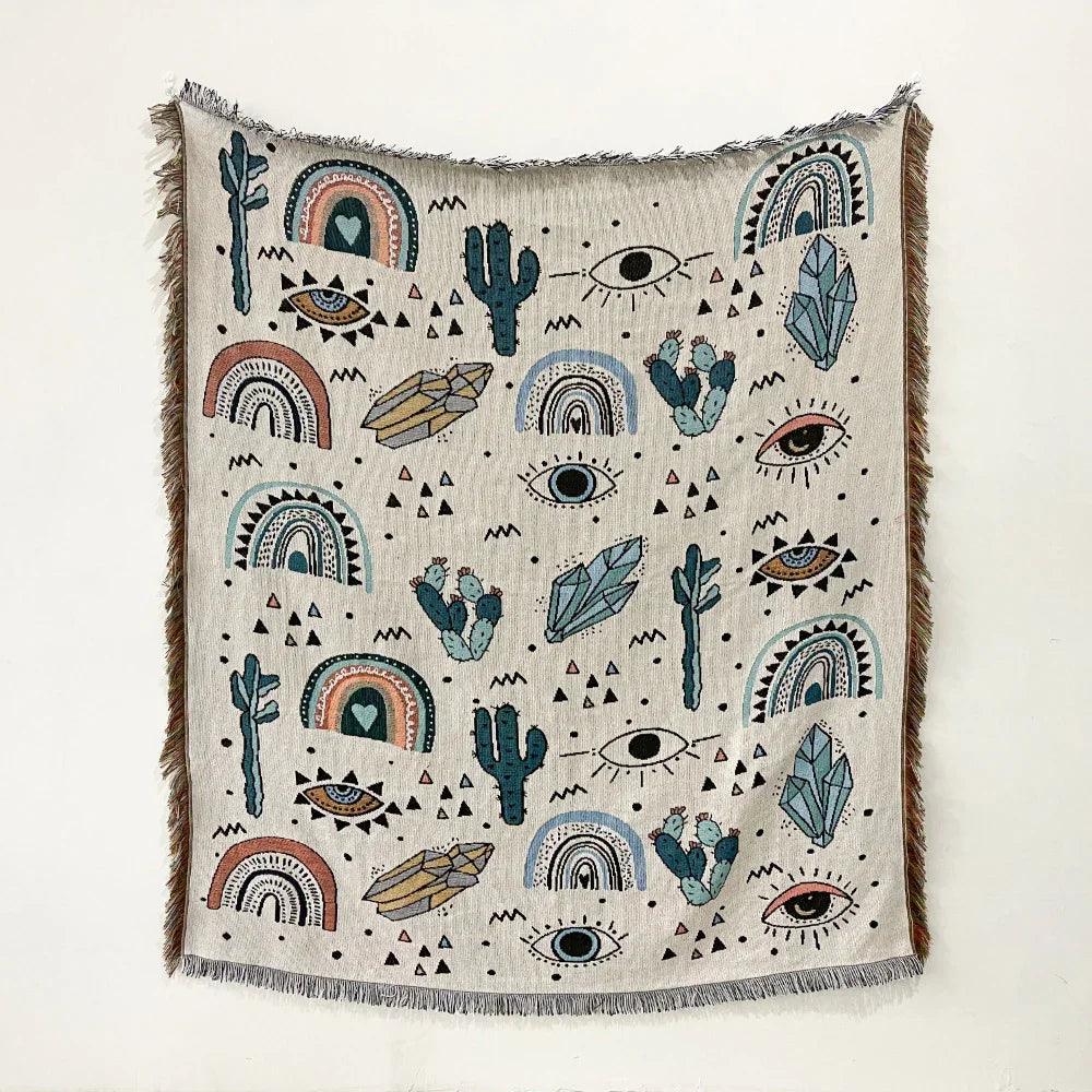 Sofa Blanket Tapestry Bohemian Blanket EX-STOCK Canada