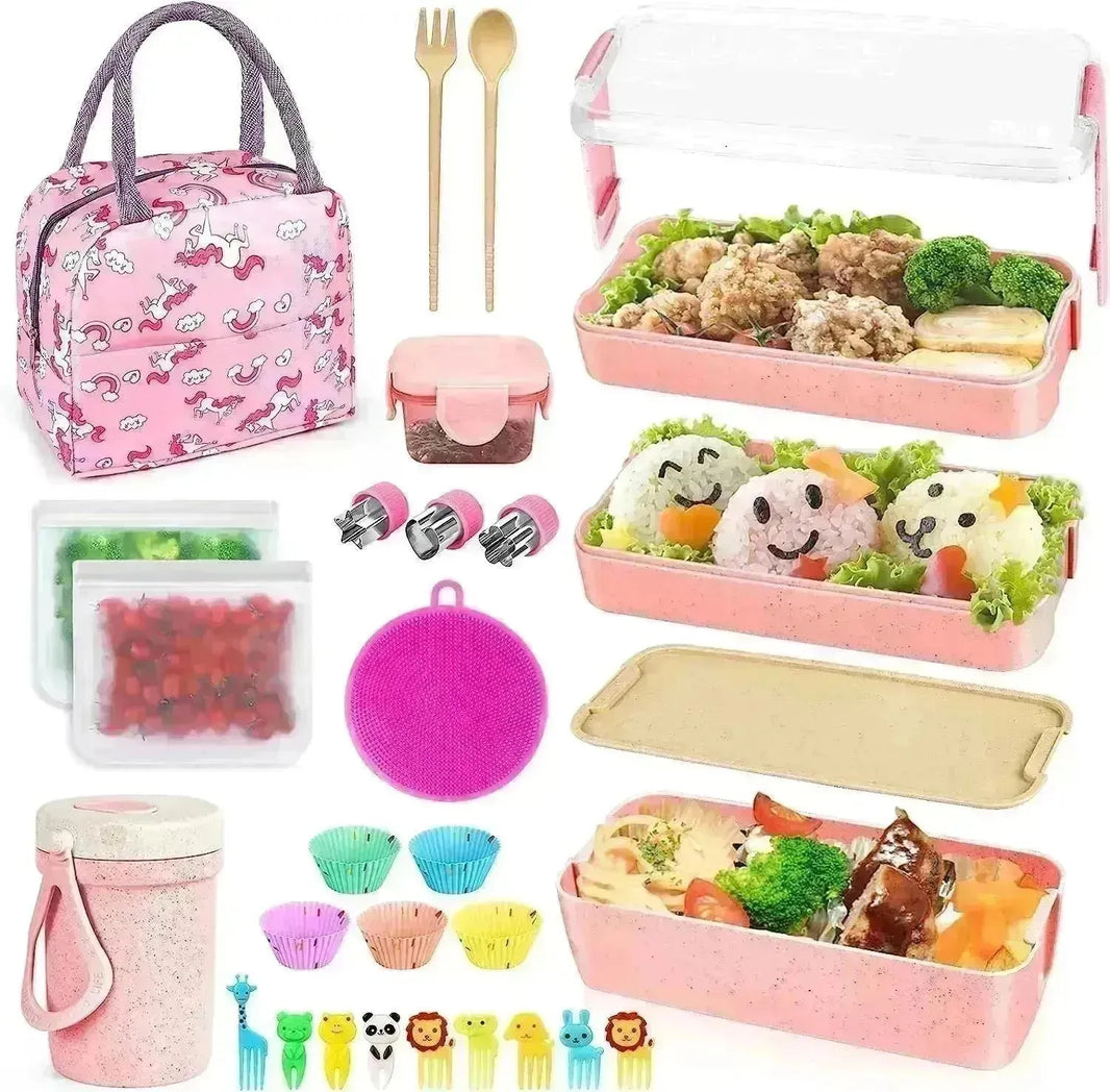 27 pezzi per la scatola da pranzo box da pranzo box termico sacca per colazione snack box giapponese box box box