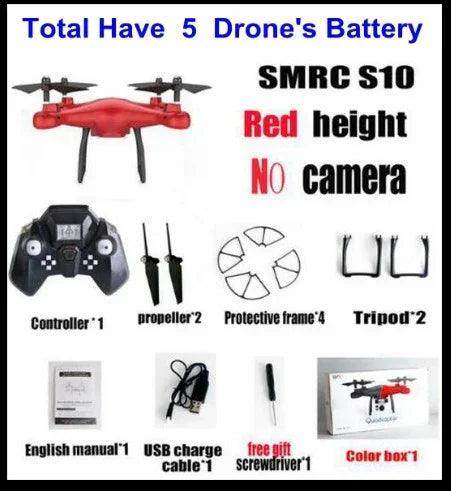 Promotion de vente Caméra WiFi 2MP avec Drone Hélicoptère Quadcopter FPV S10 SMRC UAV Jouet Micro Télécommande KIT RACER AvionEX-STOCK Canada