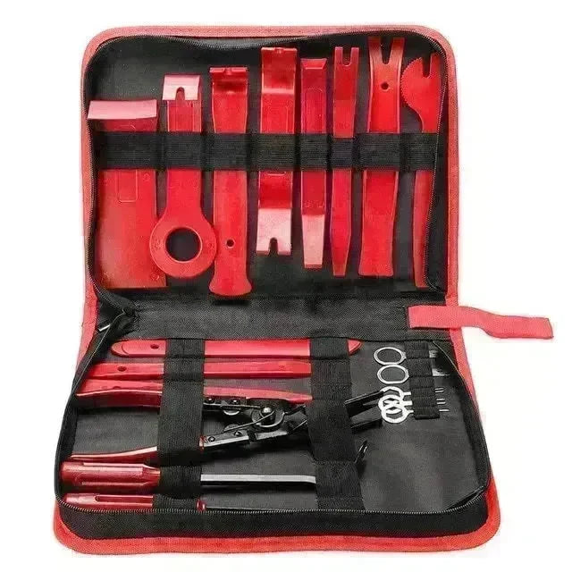 Plastic 19pcs Car Radio Panel Trim Dashboard Removal Set Easy Carry Disassemble Repair tool - EX-STOCK CANADA