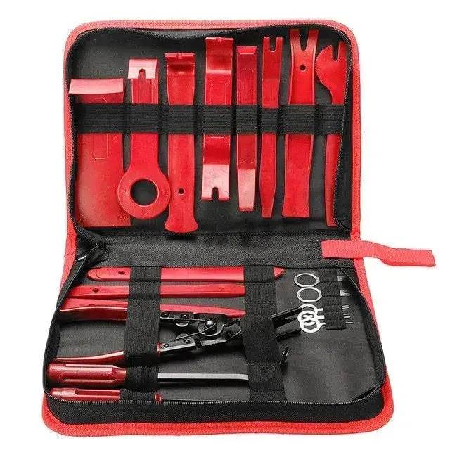 Plastic 19pcs Car Radio Panel Trim Dashboard Removal Set Easy Carry Disassemble Repair tool - EX-STOCK Canada