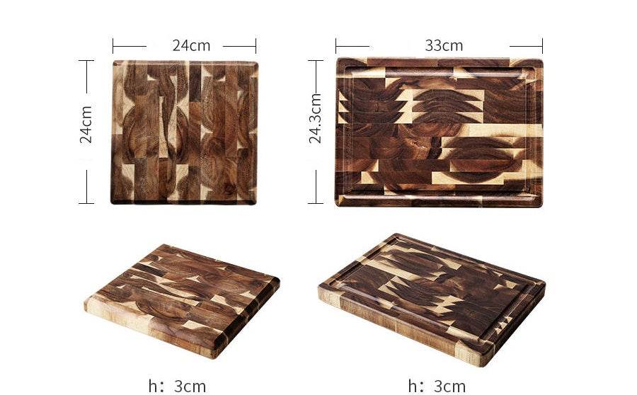 Luxury chopping board Kitchen Household Parquet Solid Wood Cutting Board - EX-STOCK Canada