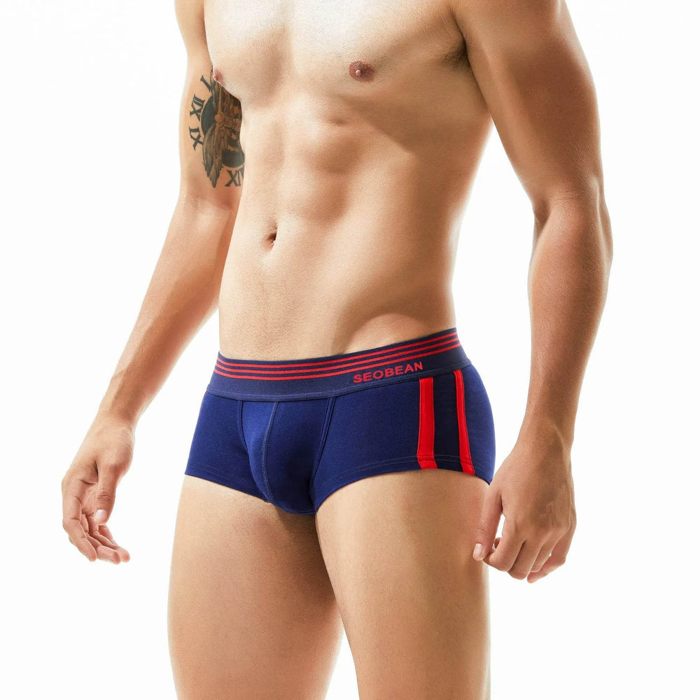 Men's Underwear Low Waist Cotton Seamless Boxer Briefs - EX-STOCK Canada