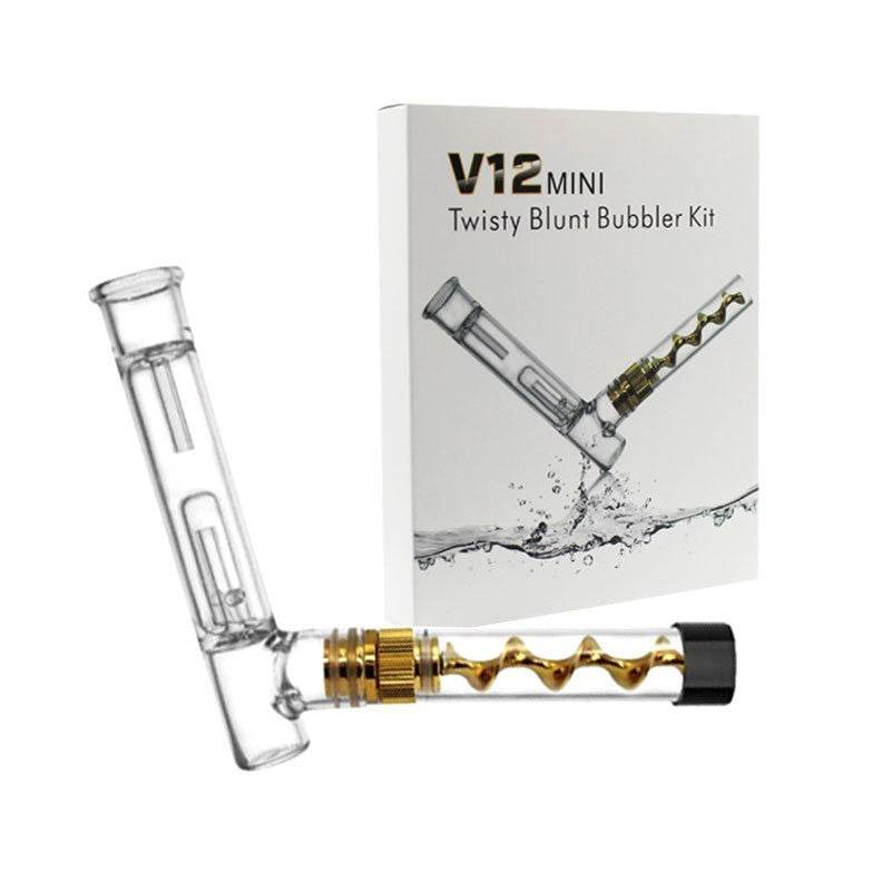 V12mini Hookah Set Spiral Pipe Atomizer Pipe Glass Twisty Blunt Smoker - EX-STOCK Canada