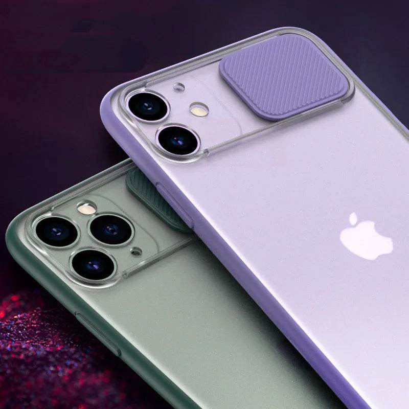 Frosted frame lens Silicone phone case - EX-STOCK Canada