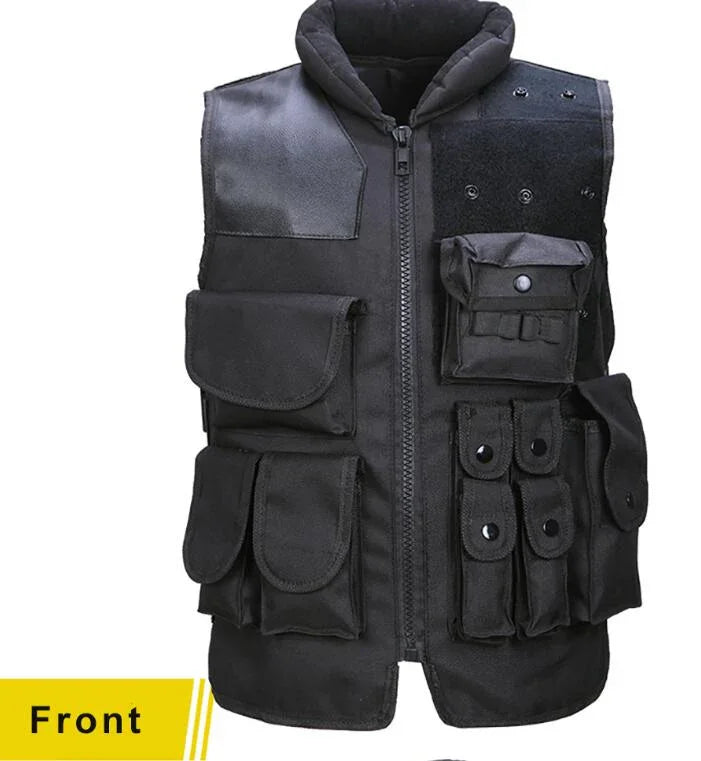 Tactical Vest Black Mens Military Hunting Vest EX-STOCK Canada