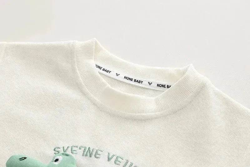 Baby Boy Three-dimensional Printing Fashionable Two piece Short sleeve polo shirt and Short - EX-STOCK Canada