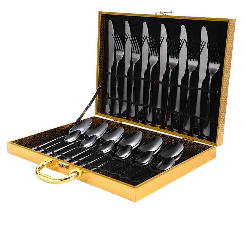 High-end tableware 24 piece set Cool Matching flatware - EX-STOCK Canada