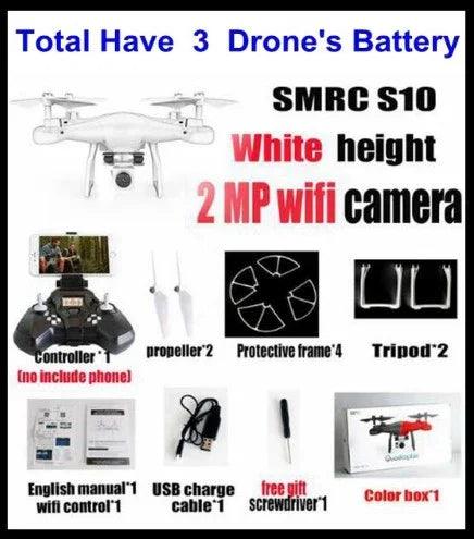 Promotion de vente Caméra WiFi 2MP avec Drone Hélicoptère Quadcopter FPV S10 SMRC UAV Jouet Micro Télécommande KIT RACER AvionEX-STOCK Canada