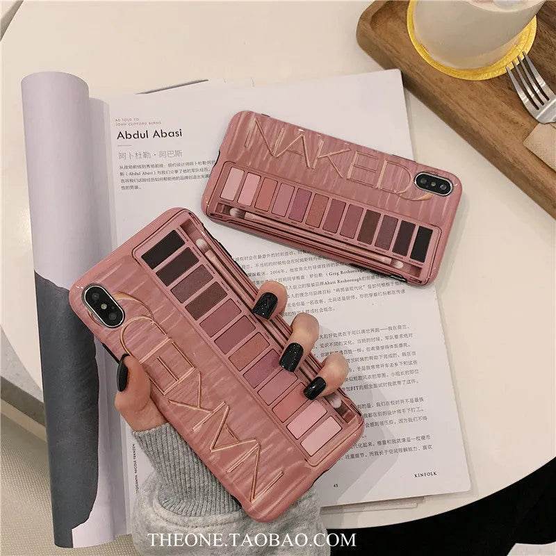 Eyeshadow Makeup-themed Silicone iPhone Case women - EX-STOCK Canada