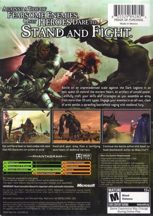 Kingdom Under Fire: The Crusaders