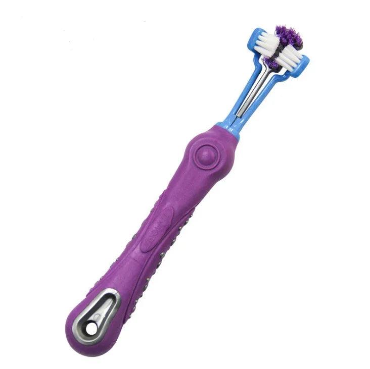 Three Sided Pet Toothbrush Dog Brush Bad Breath Tartar Teeth Care EX-STOCK Canada
